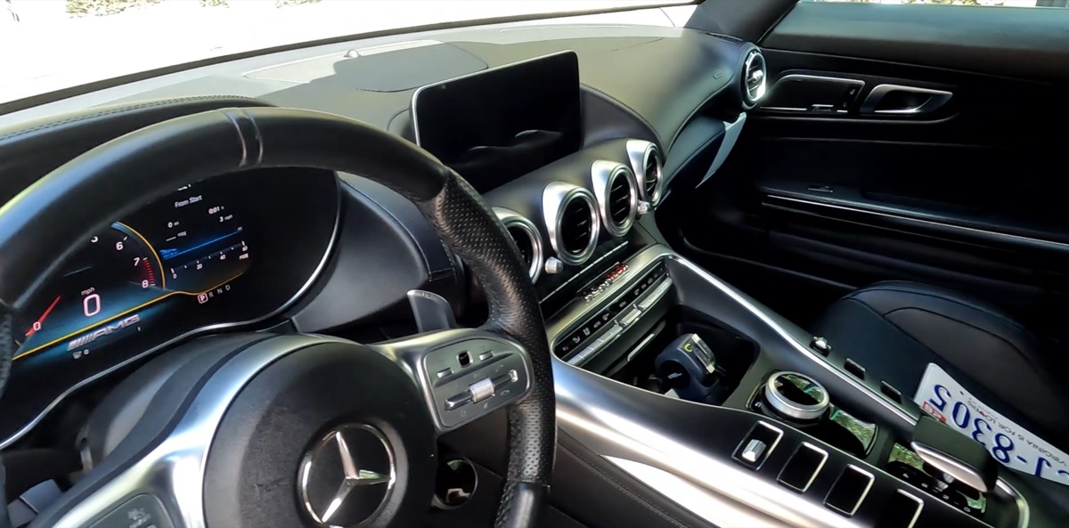 Mercedes-AMG interior after detail