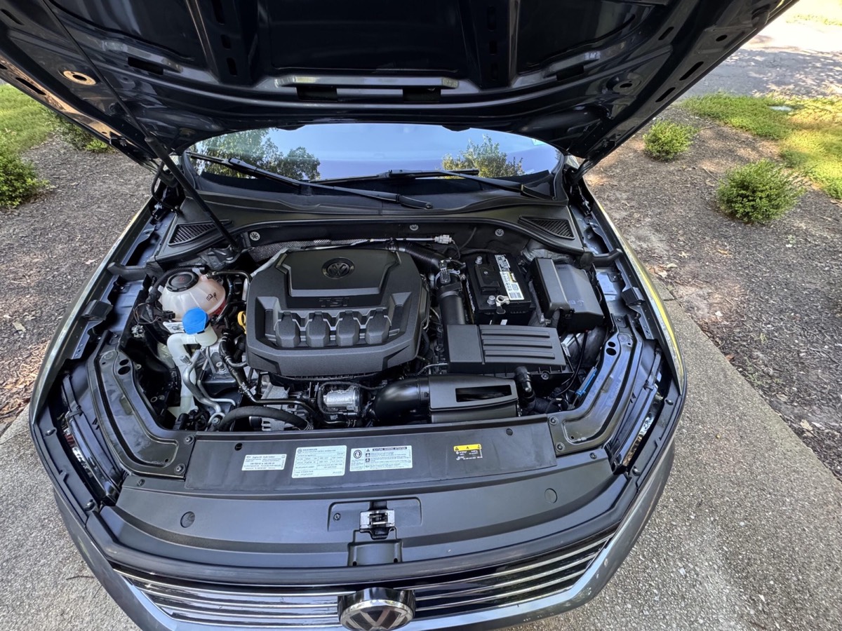 Detailed engine bay